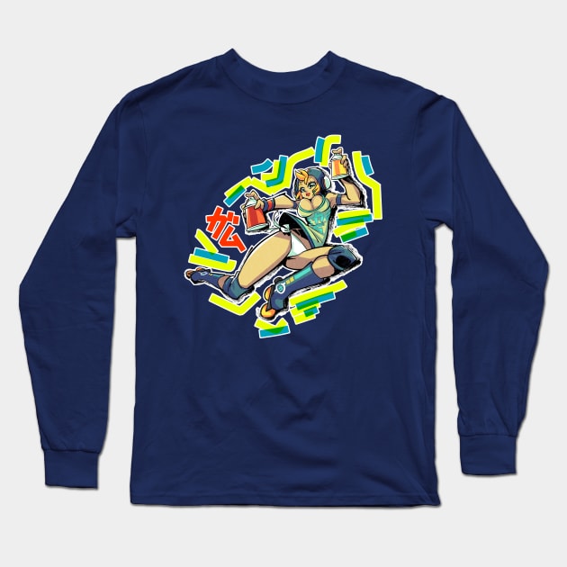 Jet Set Radio : Gum Long Sleeve T-Shirt by Rafchu